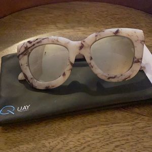 QUAY Marble Sunglasses